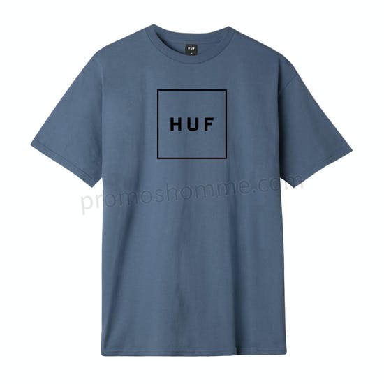 Meilleur Prix Garanti T-Shirt à Manche Courte Huf Essentials Box Logo - Meilleur Prix Garanti T-Shirt à Manche Courte Huf Essentials Box Logo