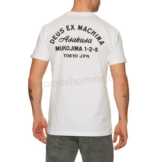 Meilleur Prix Garanti T-Shirt à Manche Courte Deus Ex Machina Tokyo Address - Meilleur Prix Garanti T-Shirt à Manche Courte Deus Ex Machina Tokyo Address