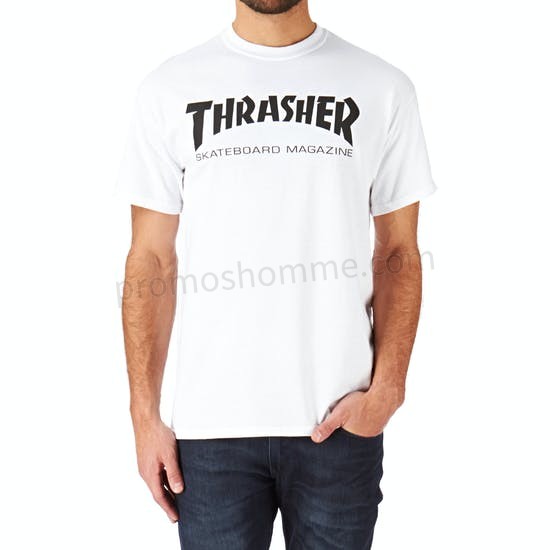 Meilleur Prix Garanti T-Shirt à Manche Courte Thrasher Skate Mag - Meilleur Prix Garanti T-Shirt à Manche Courte Thrasher Skate Mag