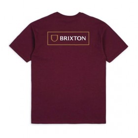Meilleur Prix Garanti T-Shirt à Manche Courte Brixton Alpha Block