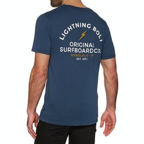 Meilleur Prix Garanti T-Shirt à Manche Courte Lightning Bolt Honolulu Vintage Wash